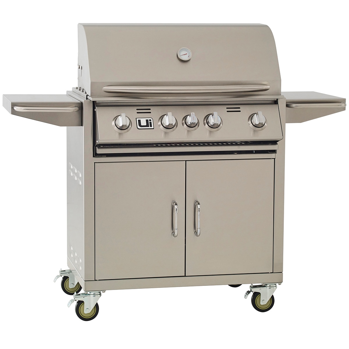 Urban Islands  304 Stainless Steel 30" 4 Burner Grill Cart LP