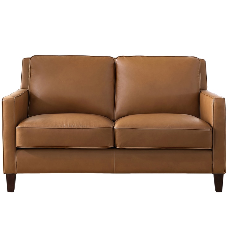 Prospera Home West Park Leather Loveseat Brown Costco Australia