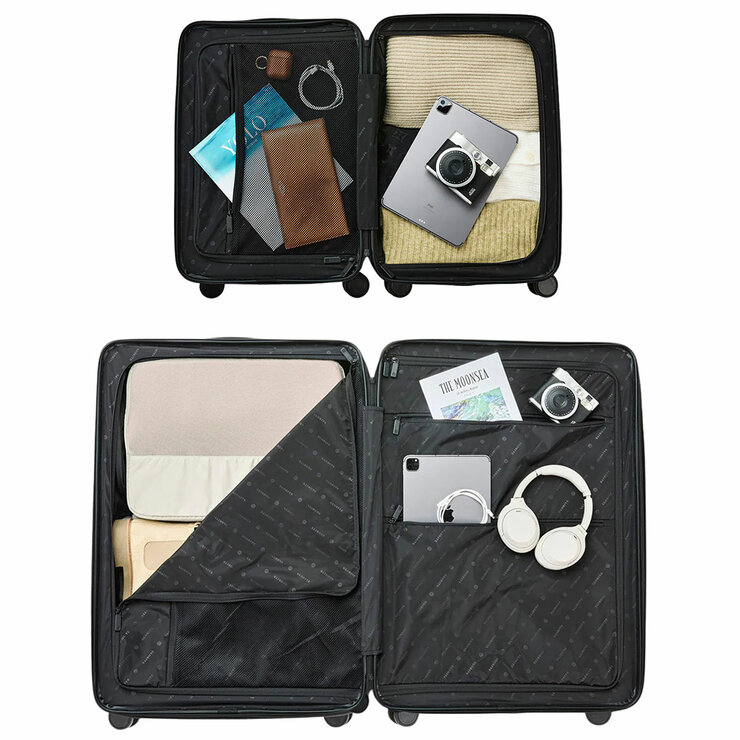 Globite 2 Piece Luggage Set With 4 Piece Packing Cube