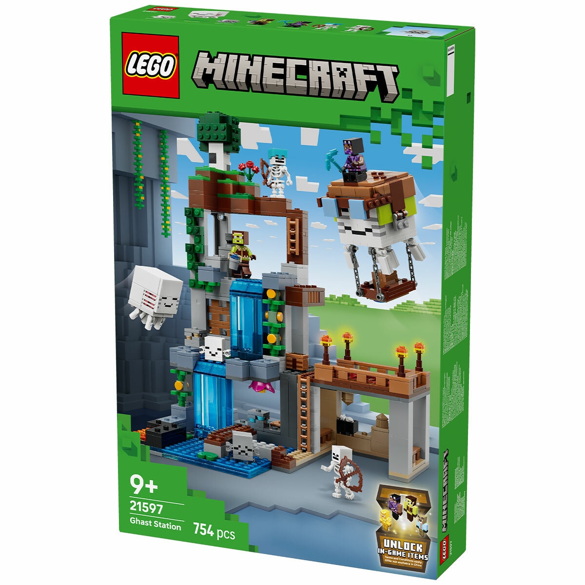 LEGO Minecraft Ghast Station Pretend Play Gamer Toy 21597