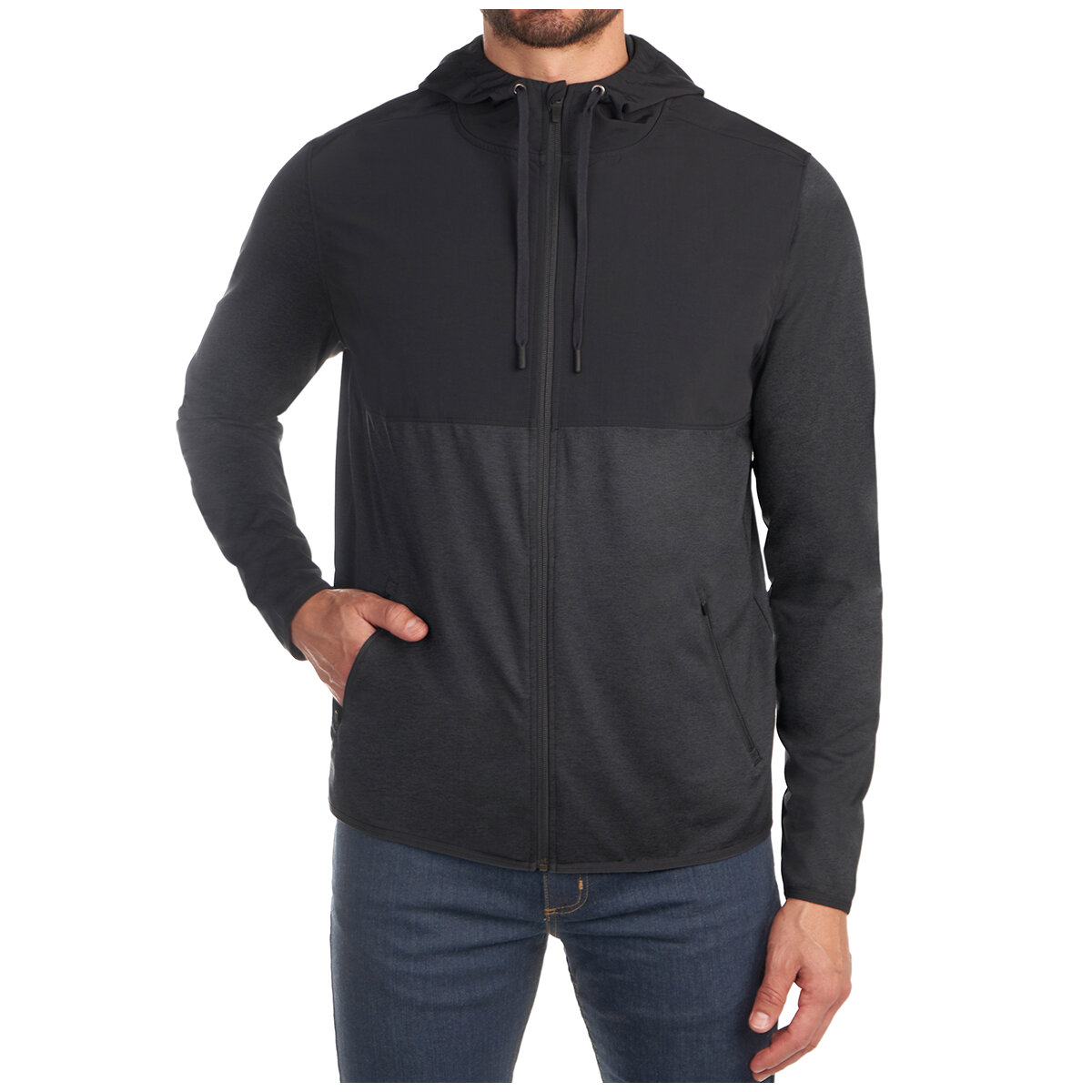 Kirkland Signature Full Zip Media Jacket Black