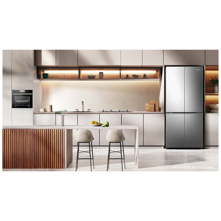 Hisense 483L French Door Fridge Stainless Steel HRCD483TS