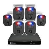 SWANN Home Security System 6 Camera 8 Channel 2K DVR 256GB SD Card SWDVK-8468562KMQB-AU