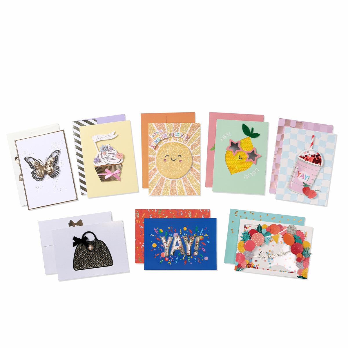 All Occasion Handcrafted Cards - 40 Pack