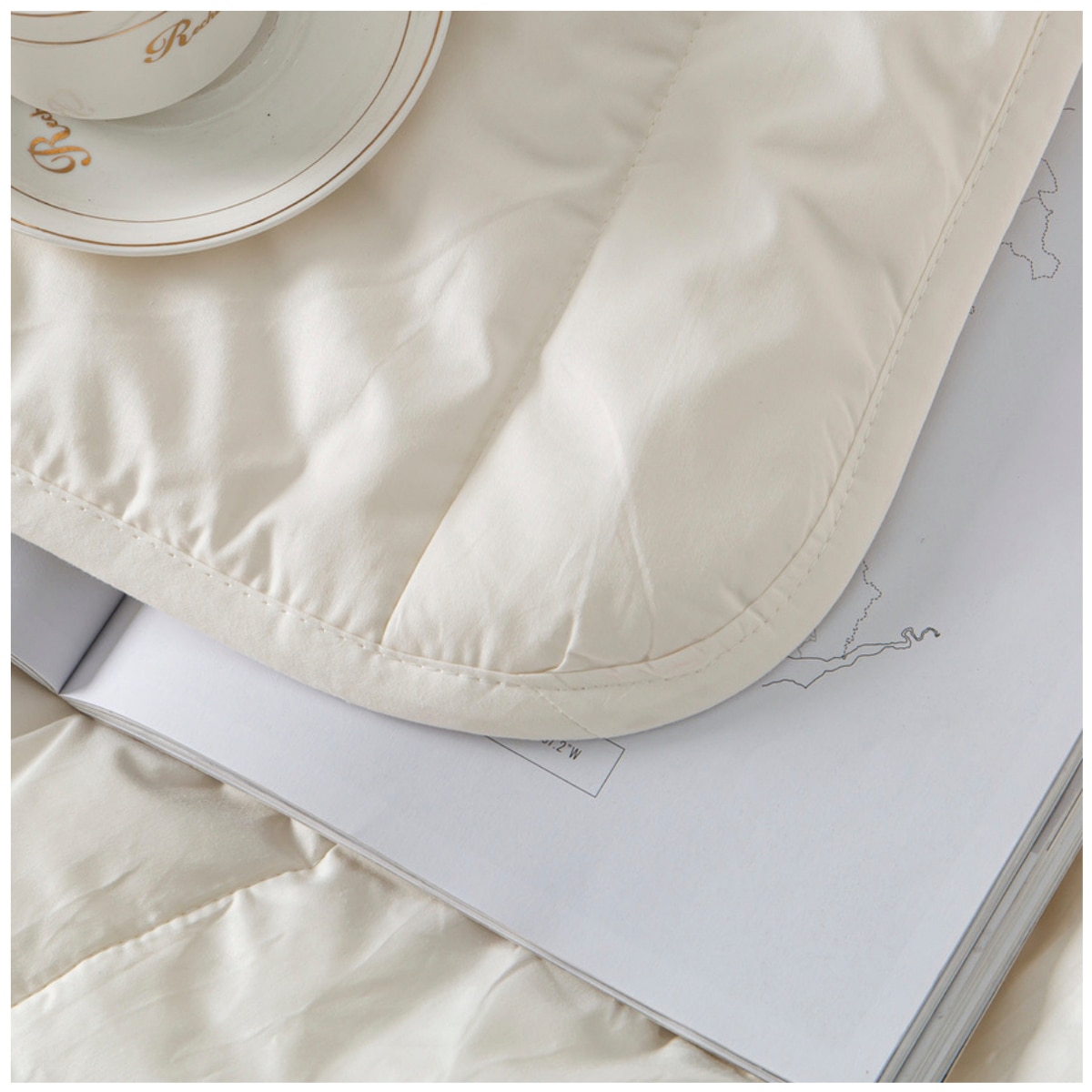 AusGolden Baron Cotton Sateen & Pure Wool Winter Quilt Queen
