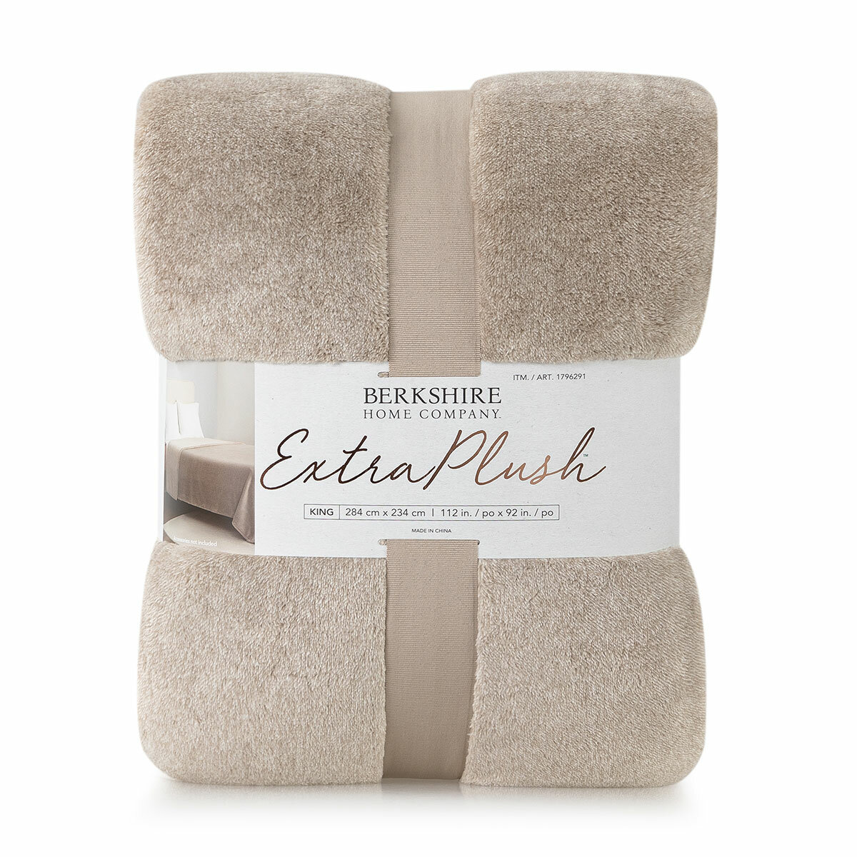 Berkshire Heathered Plush Blanket 284 cm x 234 cm