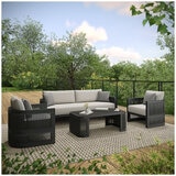 Henredon Saddleton 4 Piece Outdoor Seating Set