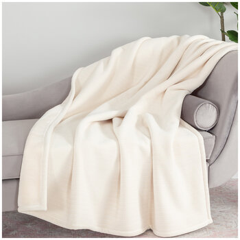 Berkshire Chenille Knit Throw 152 x 178cm