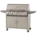 Urban Islands  304 Stainless Steel 38" 5 Burner Cart LP