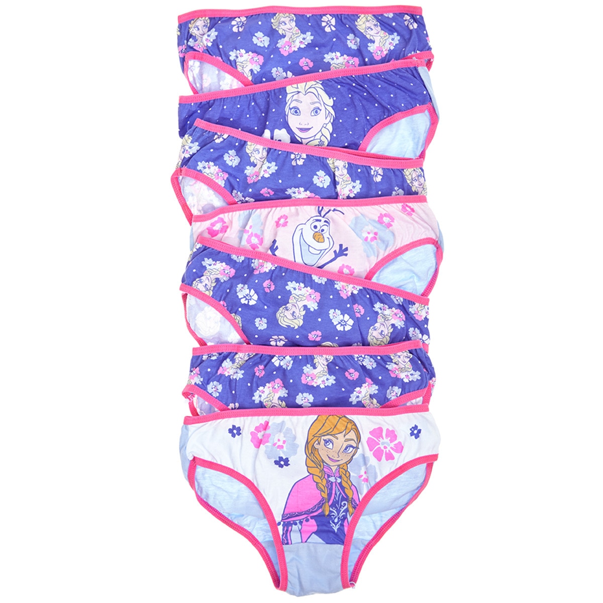 Licensed Children's Character Underwear Frozen 7pk