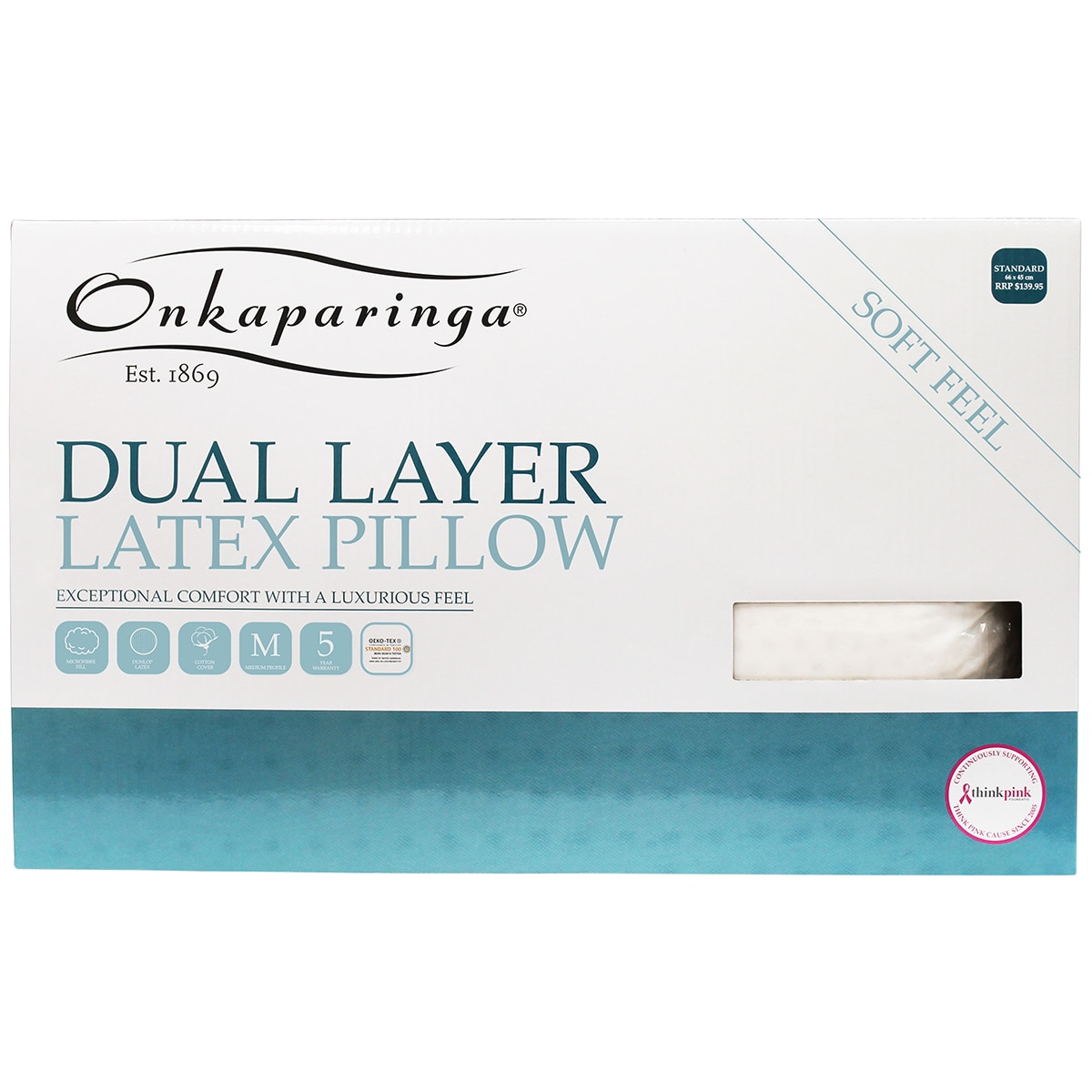 Onkaparinga Dual Layer Latex Pillow Costco Australia