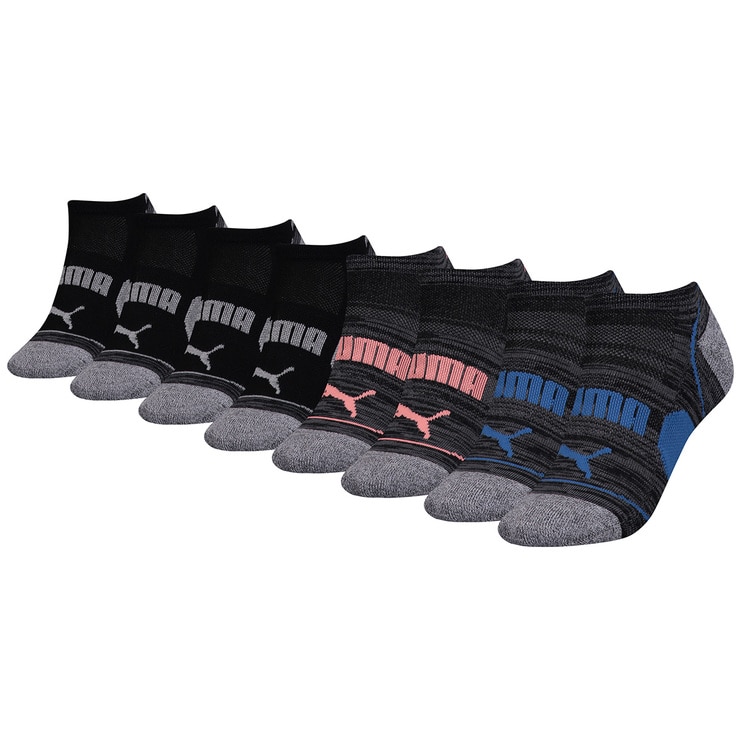 Puma Women's No Show Socks 8pk Black Multi Costco Australia