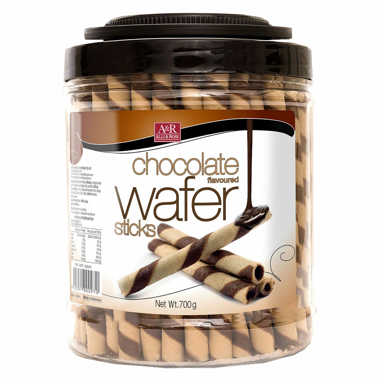 Alli & Rose Chocolate Wafer Sticks 700g - Grocery Online
