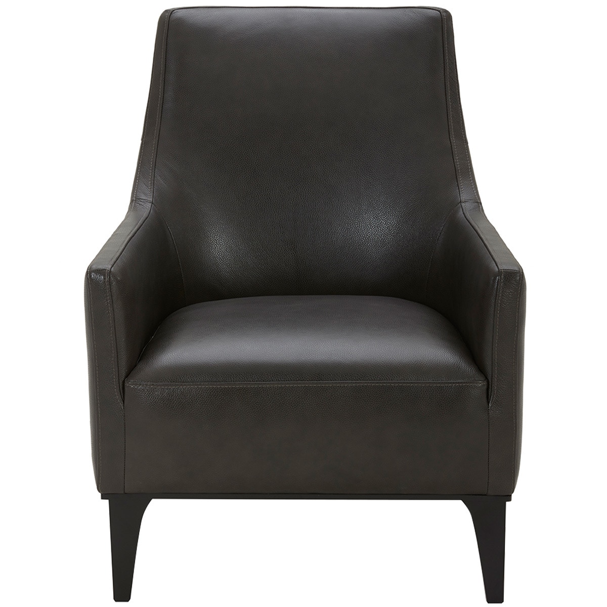Kuka Tan Leather Accent Chair Dark Grey L1315 Costco