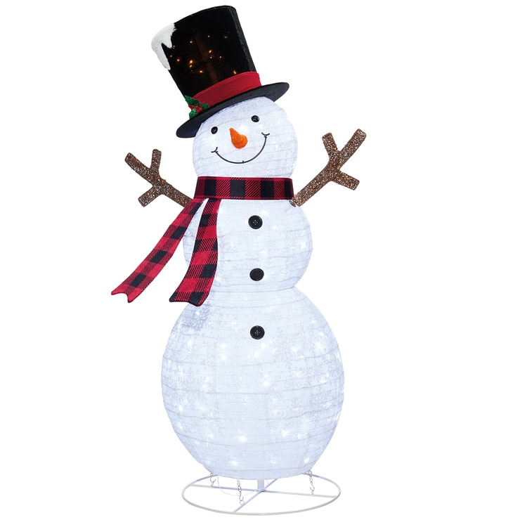 LED Snowman Family Christmas Decoration 3pc Costco Australia