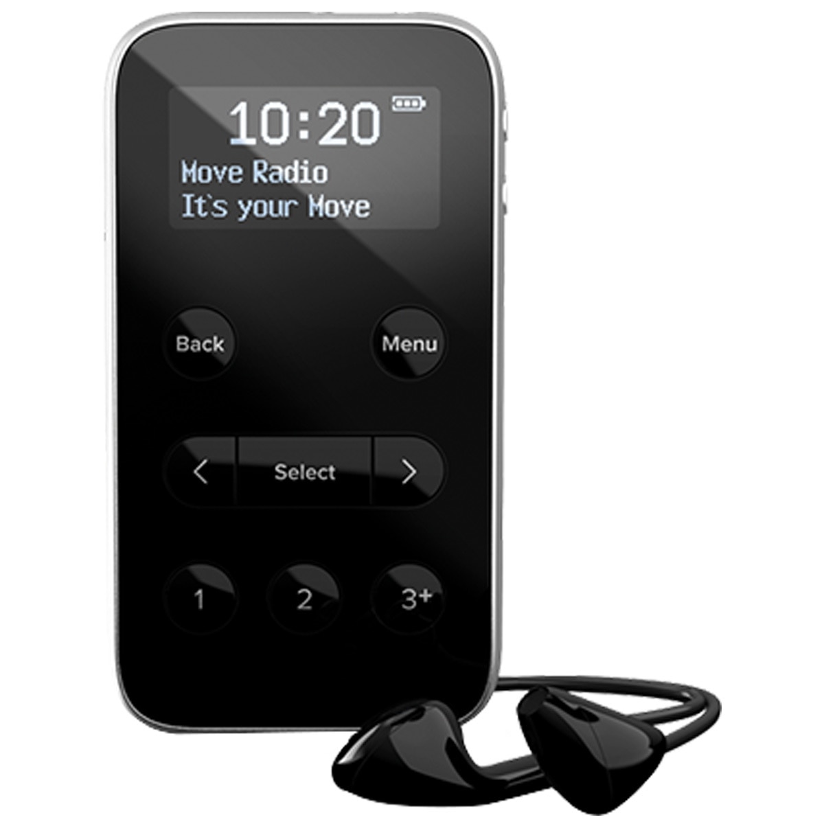 Move R3 Black - Pure Pocket Dab Radio