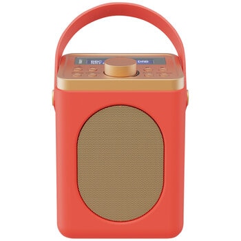 Majority Little Shelford Bluetooth & DAB Radio with Bluetooth Red