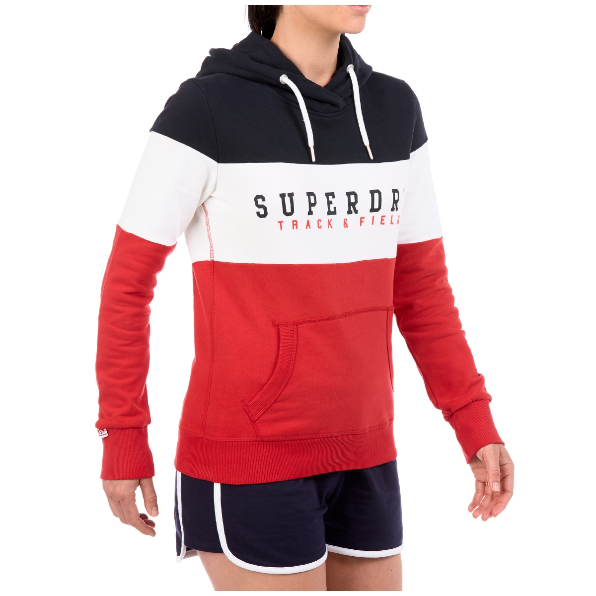 Superdry - Womens Track and Field Hoodie - Red