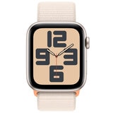 Apple Watch SE GPS 44mm Starlight Aluminium Case with Starlight Sport Loop