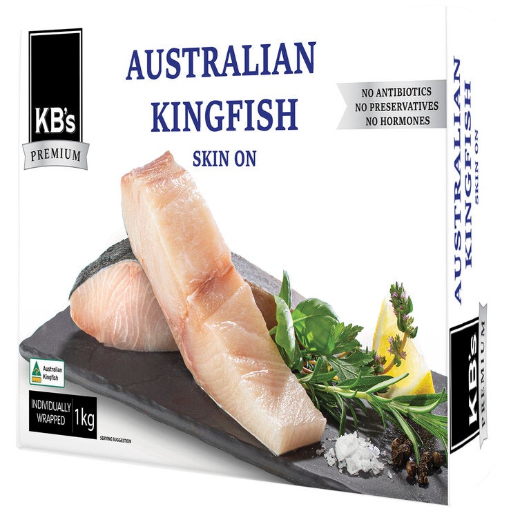 KB Australian Kingfish Skin on 1kg KB Australian Kingfish Skin on 1kg