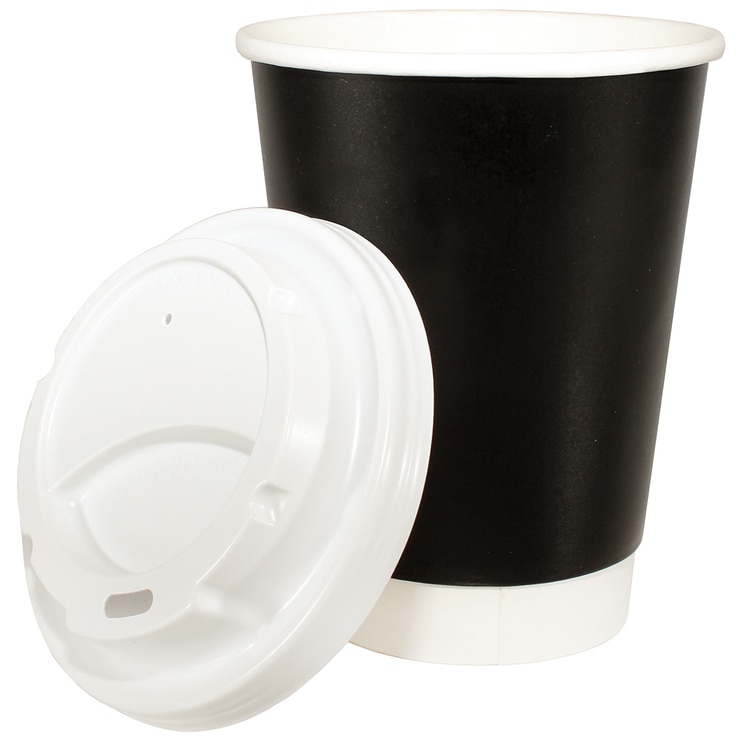 Cafe Express 355ml Double Wall Insulated Cups & Lids 150pk Costco