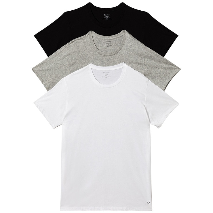 Calvin Klein Men's Classic Crew Neck Cotton Tee 3pk | Costco Australia