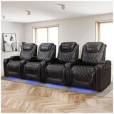 Valencia Home Theatre Oslo Edition 4 Seater Dark Chocolate