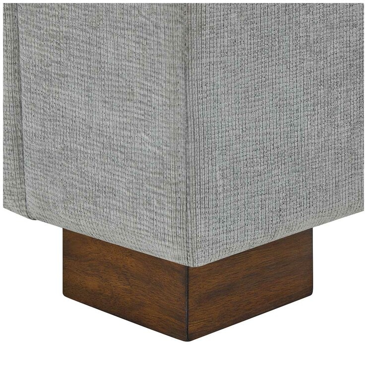 Henredon Fabric Sofa with 2 Power Footrests