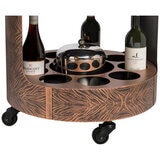 Wine Stash Marble Bar Cart