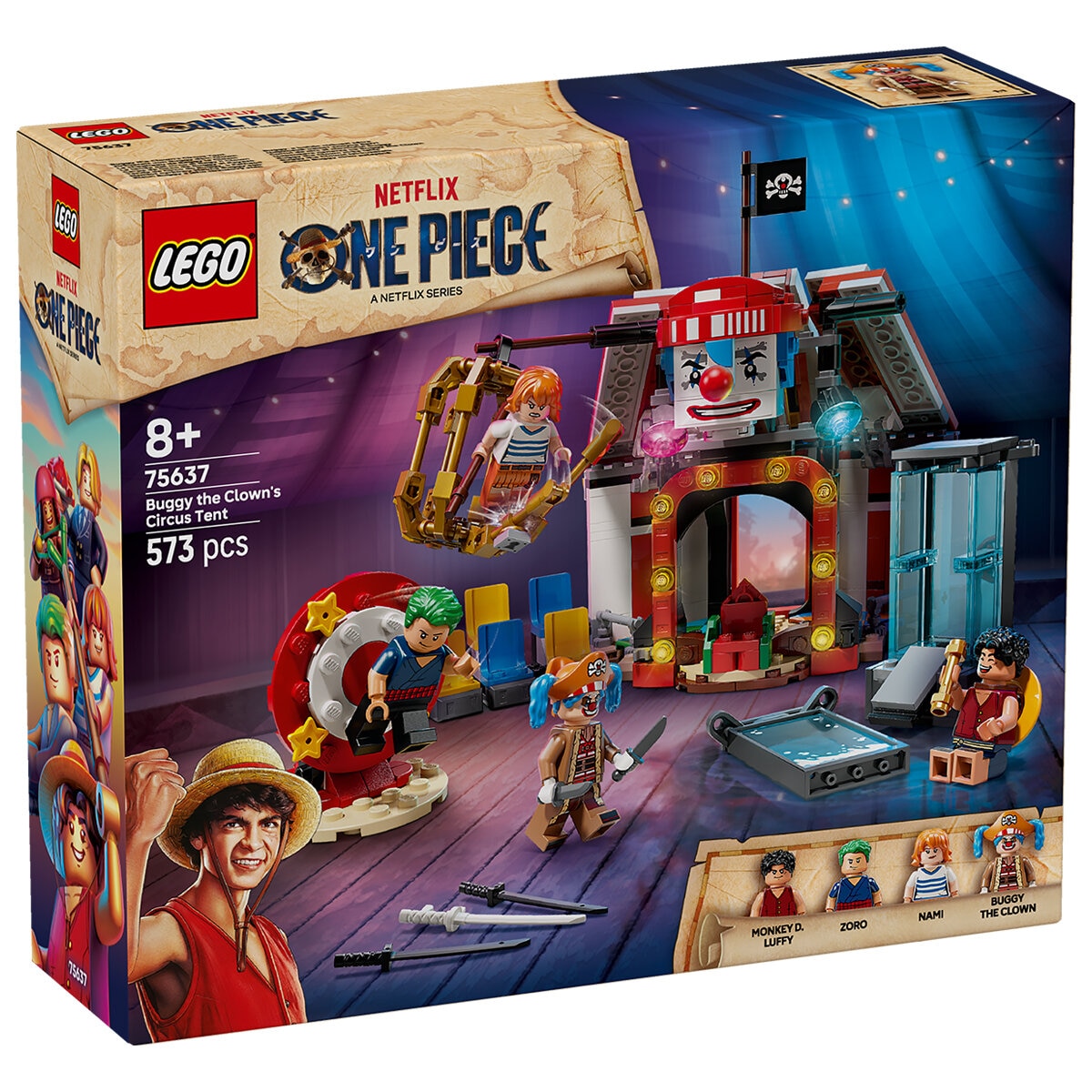 LEGO ONE PIECE Buggy the Clown’s Circus Tent 75637