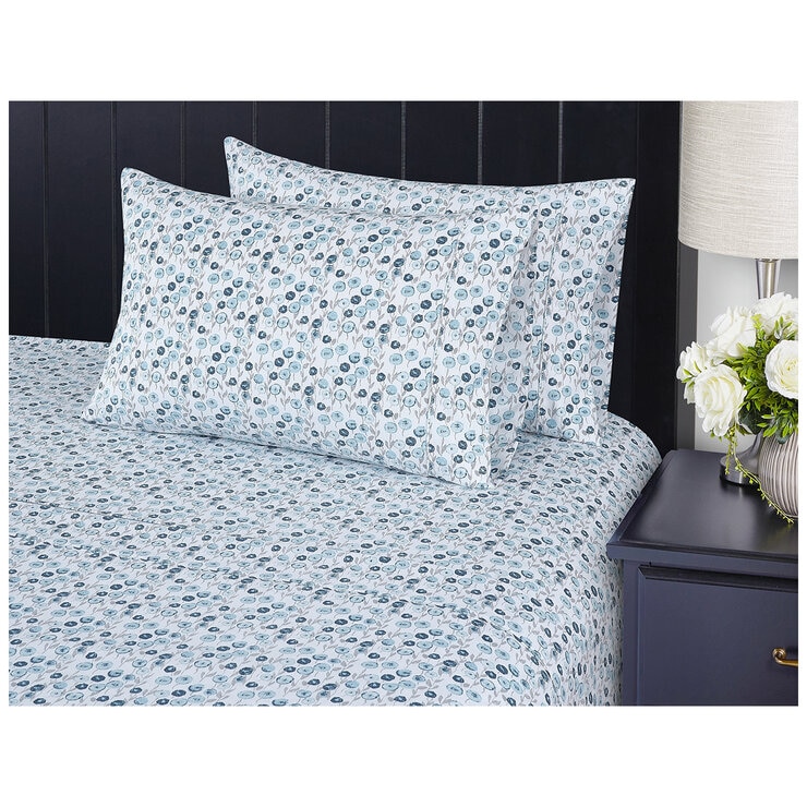 South Point Home Fashions Poly Flannel Sheet Set 6 Piece Queen
