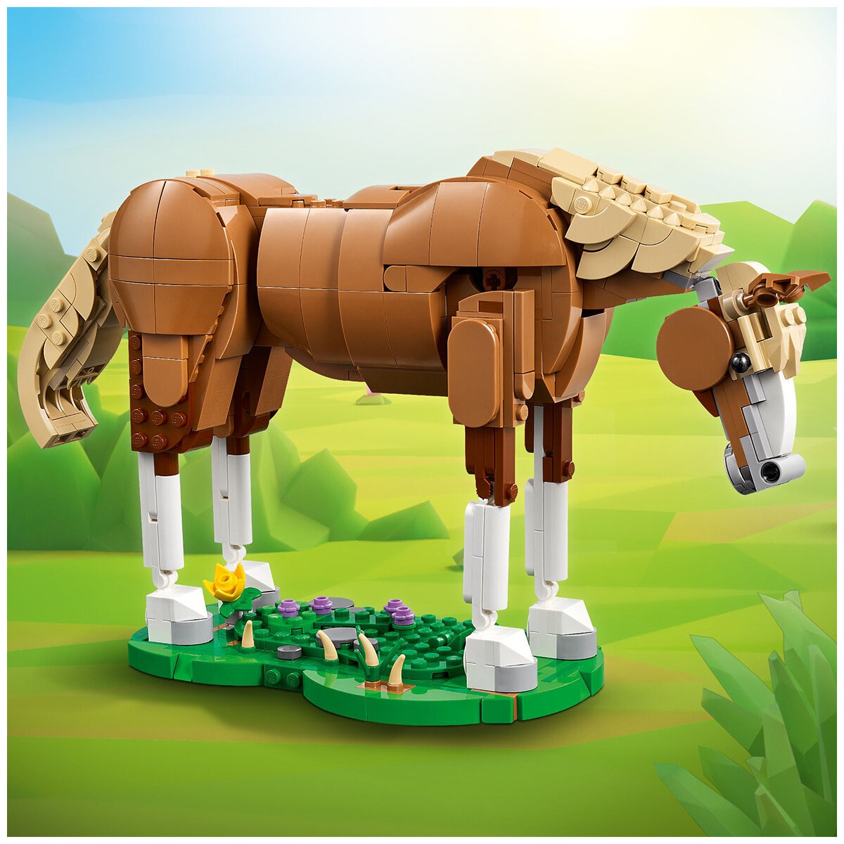 LEGO Creator 3in1 Beautiful Horse Toy 31166/