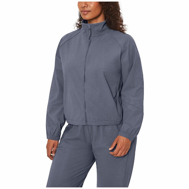 Mondetta Women's Active Full-Zip Tricot Jacket