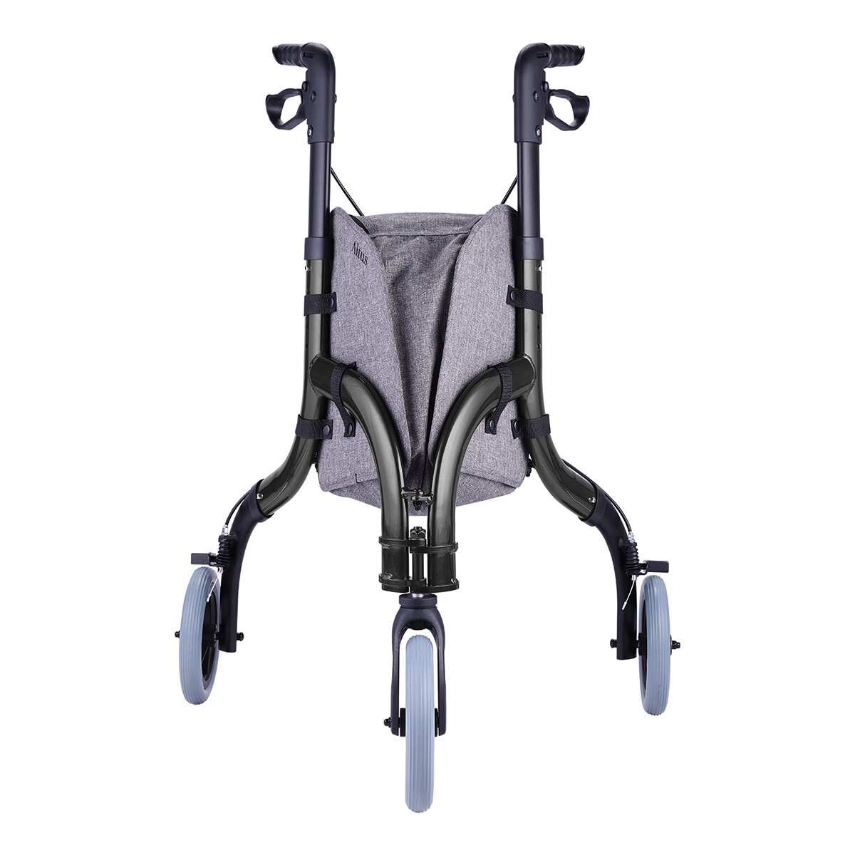Altus Premium Lightweight 3-Wheel Rollator Walker with Convenient Storage Bag