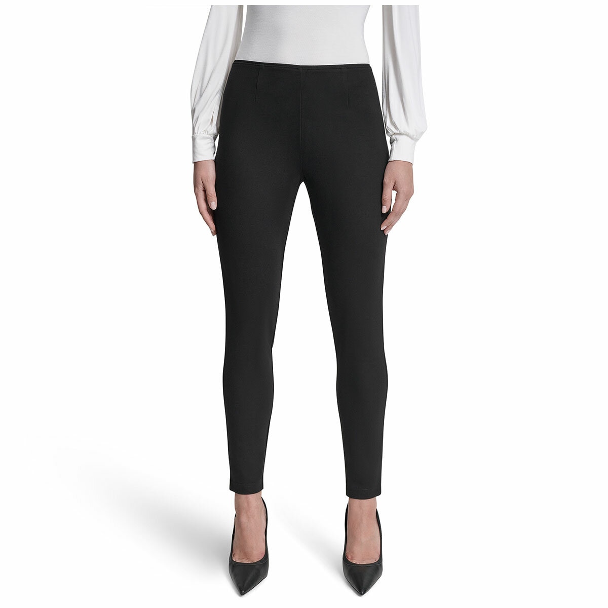 DKNY Women's Slim Leg Ponte Pant