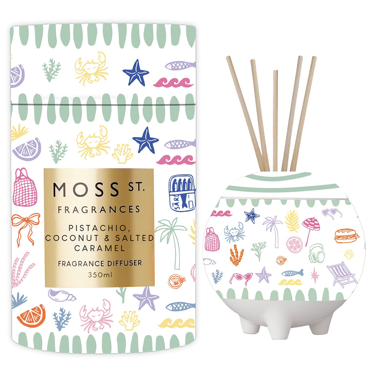 Moss St. Ceramic Diffuser 350ml