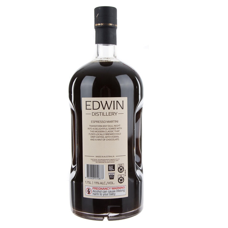Edwin Distillery Espresso Martini 1.75L
