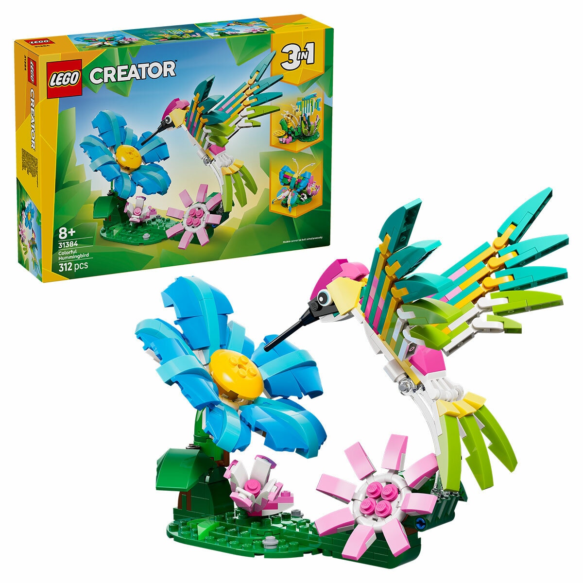 LEGO Creator 3 in 1 Wild Animals Colourful Hummingbird 31384 LEGO Creator 3 in 1 Wild Animals Colourful Hummingbird 31384