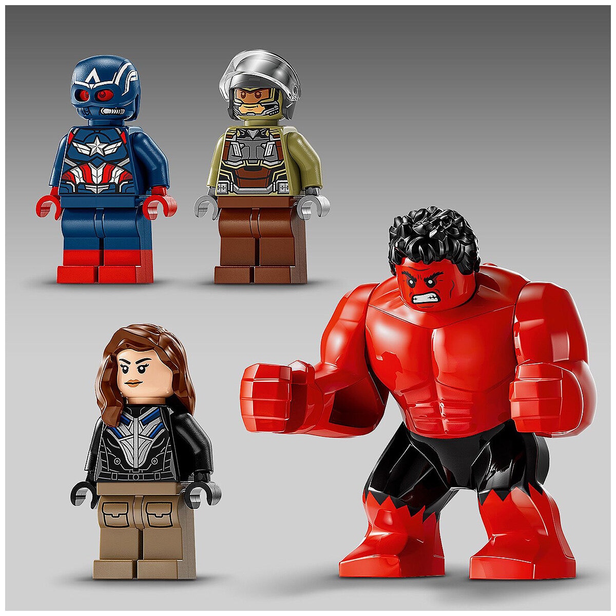 LEGO Marvel Captain America vs. Red Hulk Battle 76292