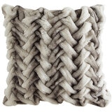Parklane Braided Ombre Cushion 60cm x 60cm Grey