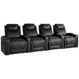 Valencia Home Theatre Oslo Edition 4 Seater Black