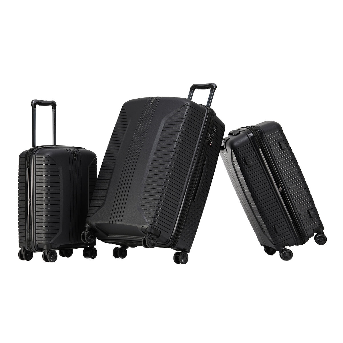 Tosca Pegasus 3 Piece Luggage Set Black