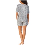 Mickey & Minnie Women's Pyjama Set 2 Piece - Grey