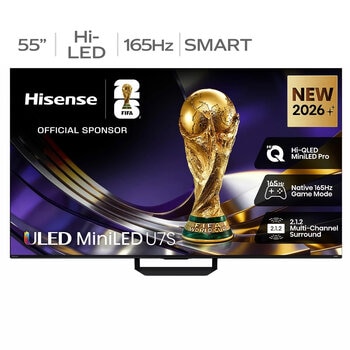 Hisense 55 inch U7SAU ULED Mini LED 4K Smart TV 55U7SAU