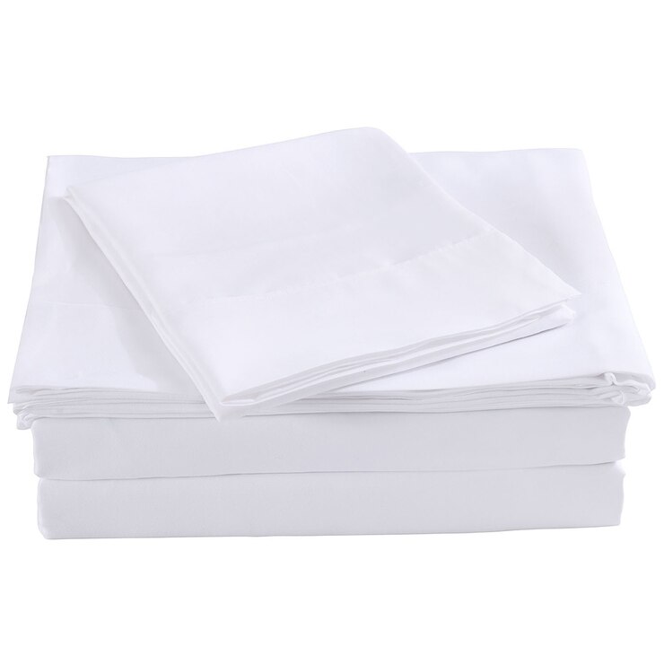 Royal Comfort 1000TC Pure Soft Bamboo Sheet Set Double White Costco