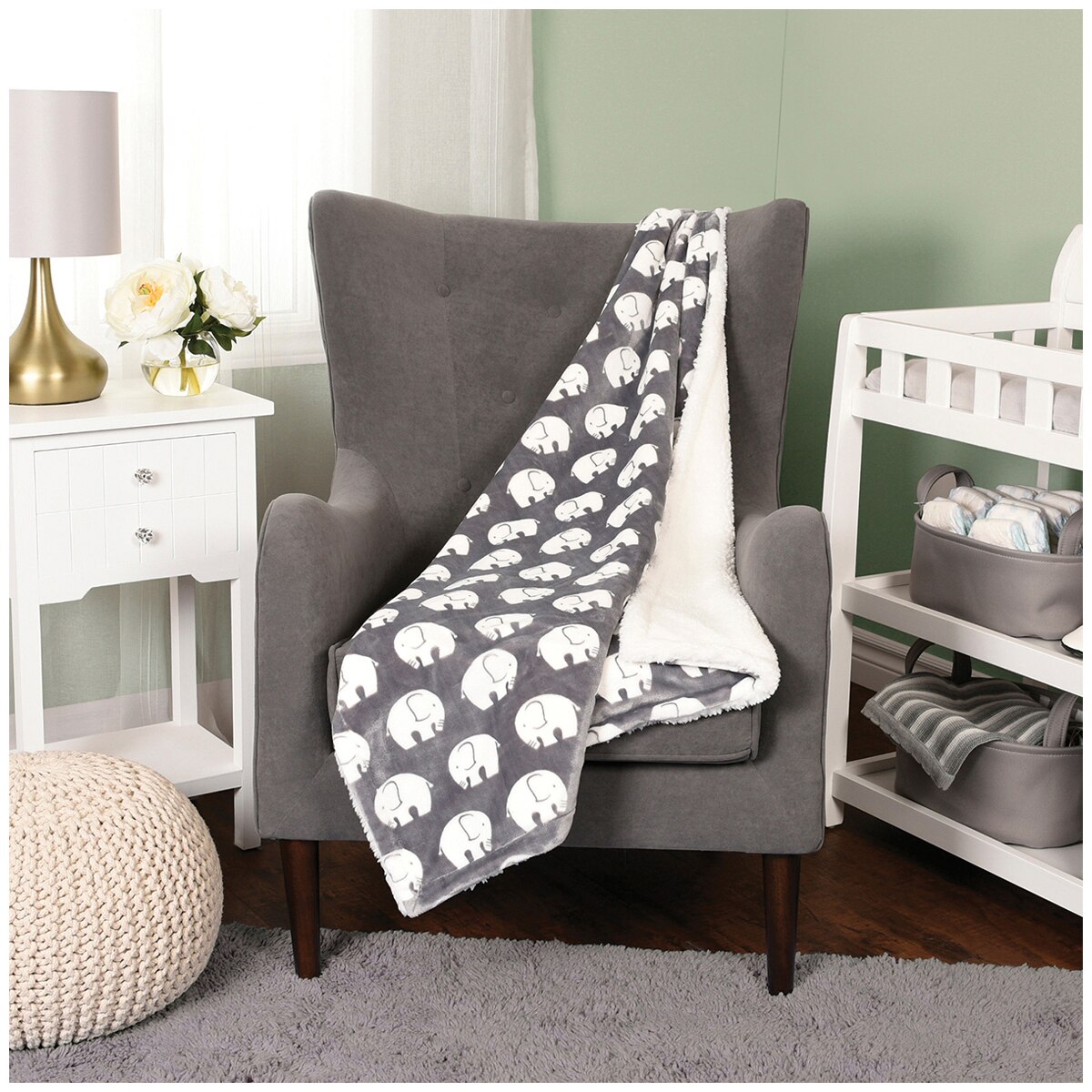Little Miracles Ultimate Sherpa Baby Blanket Elephant Costco Aus...