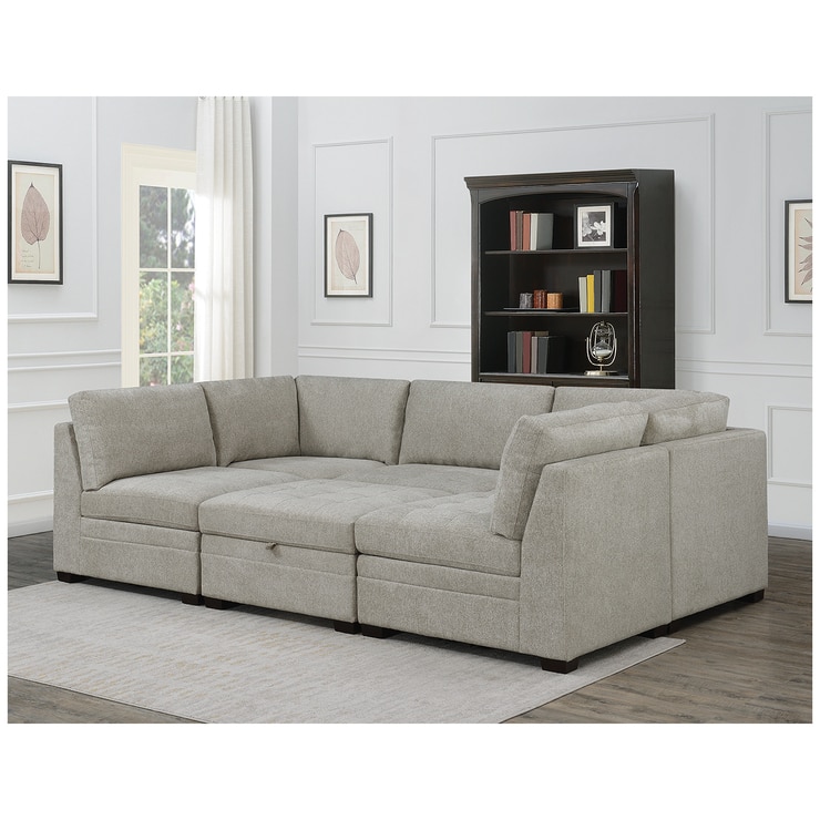 Thomasville Modular Fabric Sectional 6pc Costco Australia