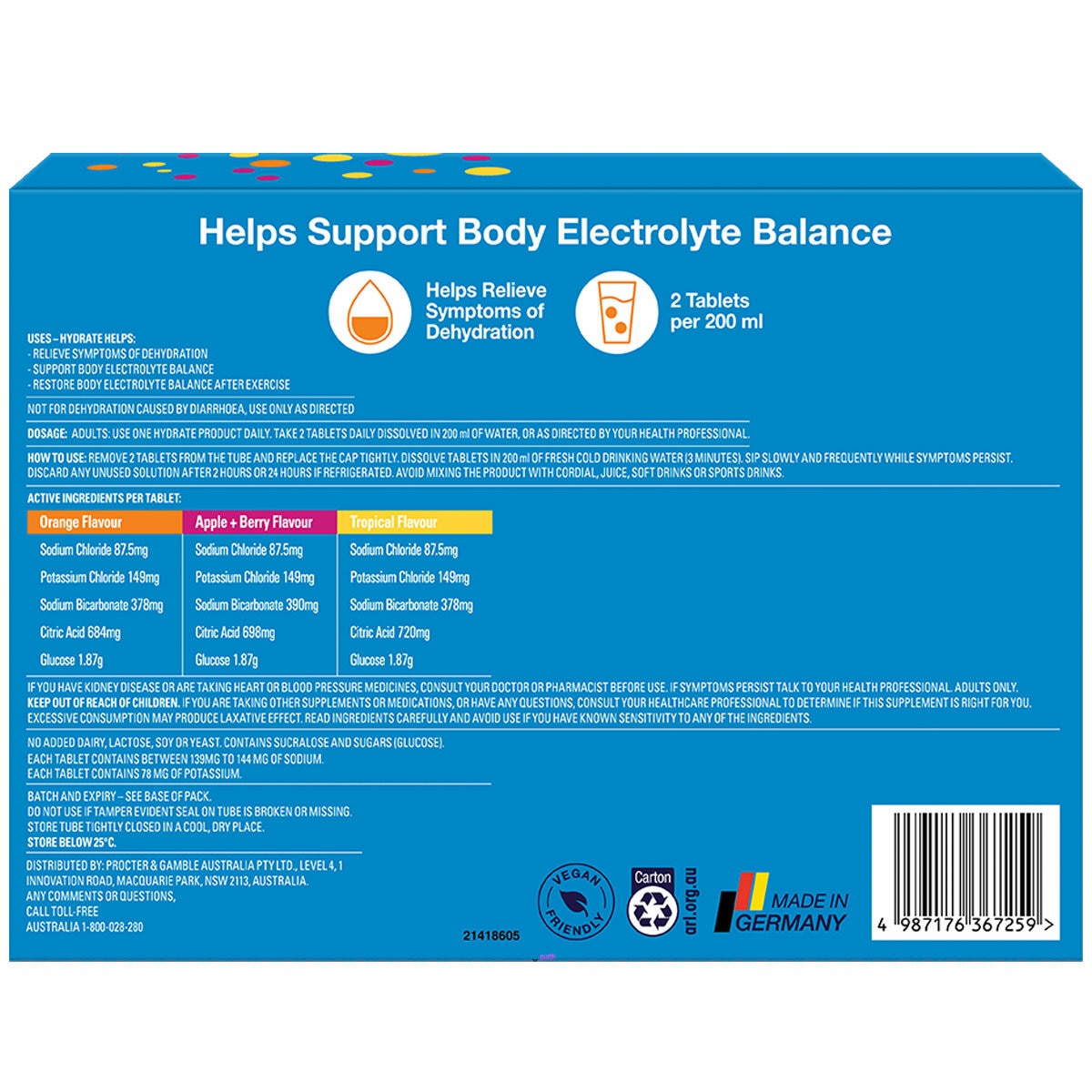 Voost Hydrate Electrolyte Variety Pack 120 Effervescent Tablets Voost Hydrate Electrolyte Variety Pack 120 Effervescent Tablets