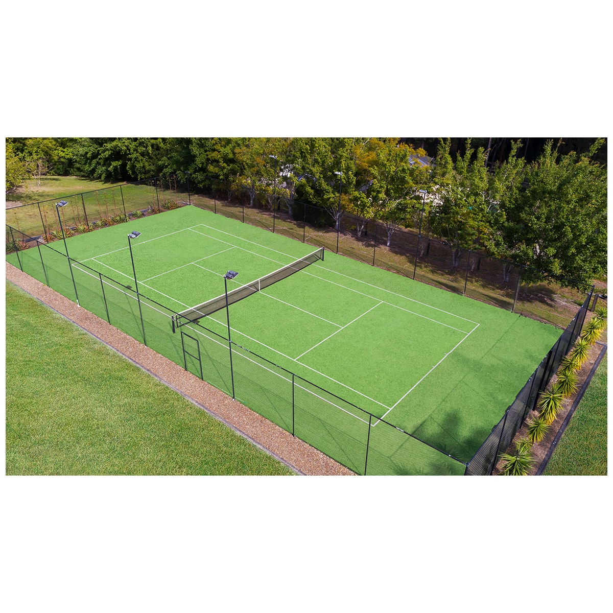 Urban Pro Tennis Court 34m x 16m artifical turf - Green