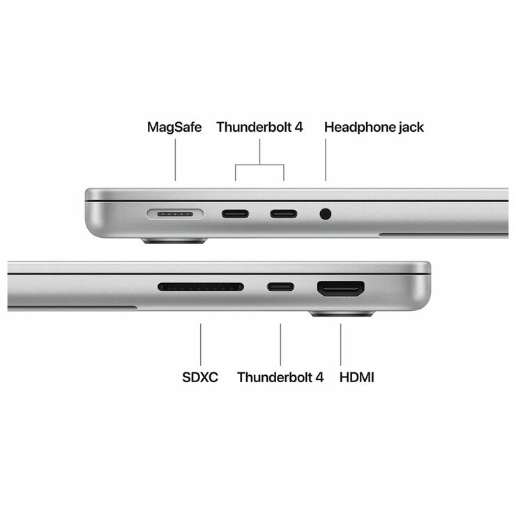 Apple MacBook Pro 14 Inch With M5 Chip 10‑core CPU and 10‑core GPU 24GB 1TB SSD Silver Apple MacBook Pro 14 Inch With M5 Chip 10‑core CPU and 10‑core GPU 24GB 1TB SSD Silver